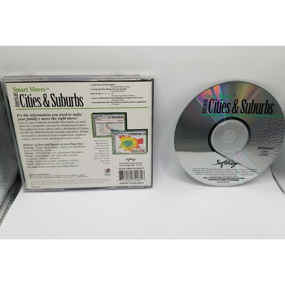 Smart Moves: American Cities & Suburbs | Softkey '95 | Moving Info For 1995 - Picture 1 of 3